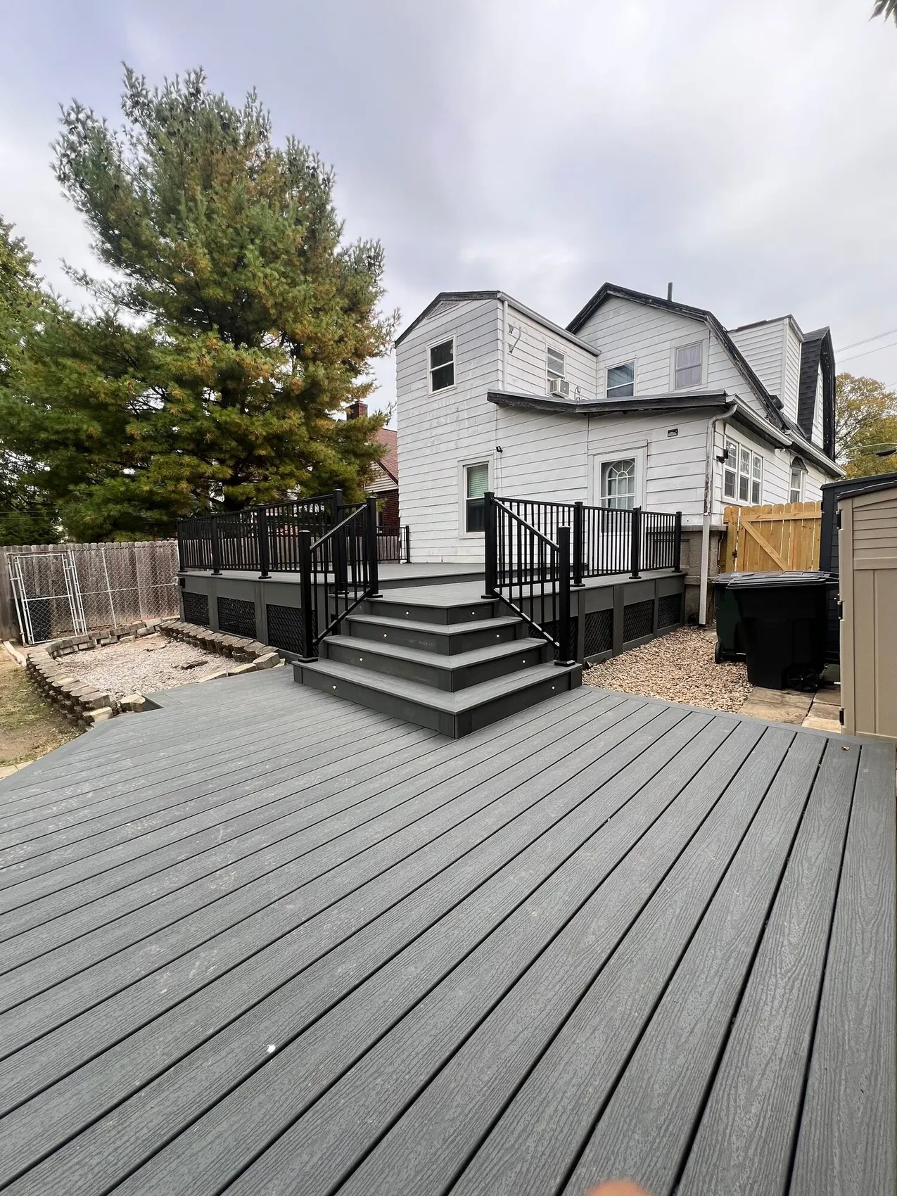 Finished composite deck by Prime Home Improvements