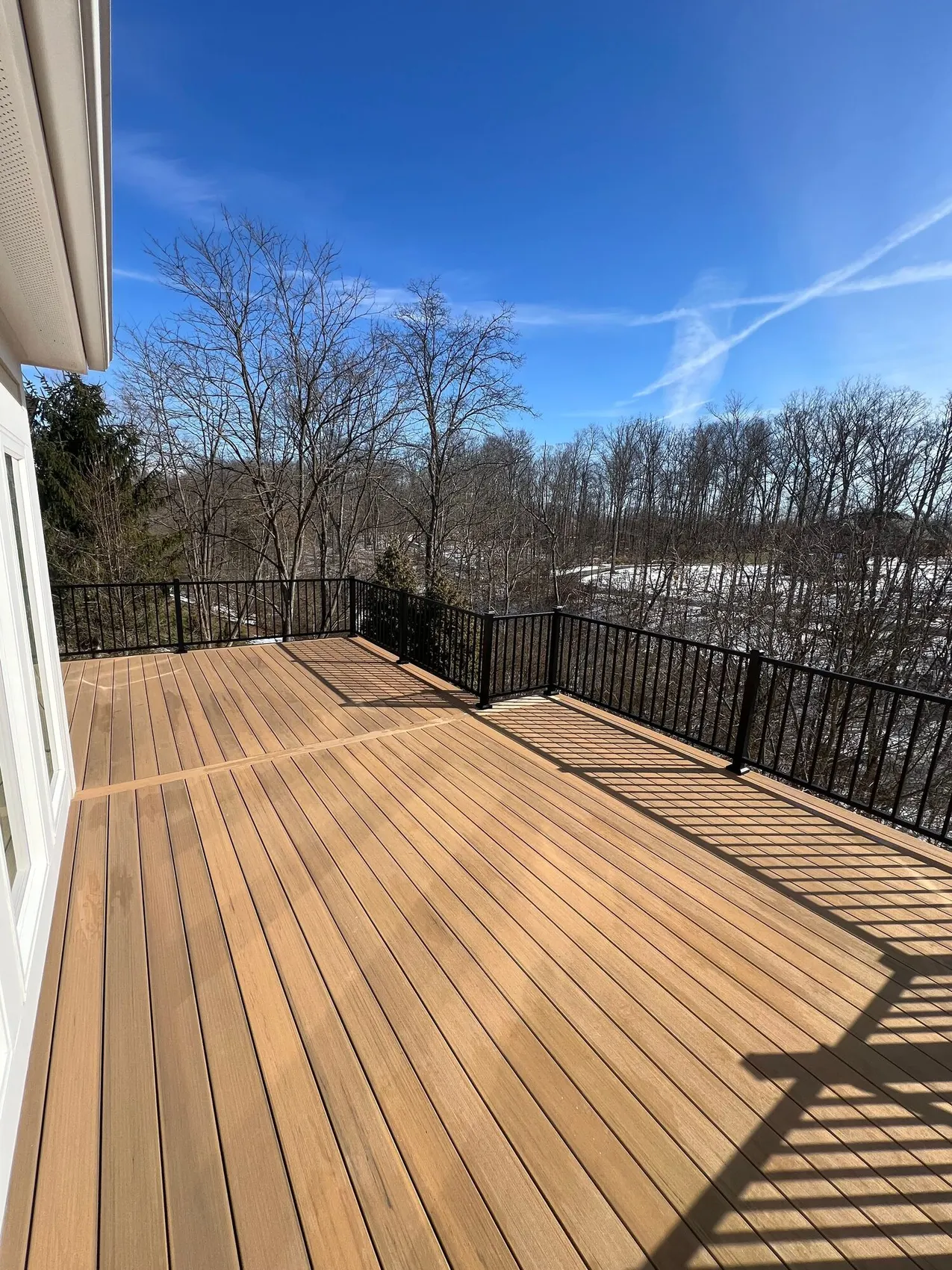 Finished composite deck by Prime Home Improvements